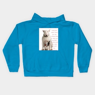 Best friends listen for what you don't say...... Kids Hoodie